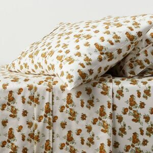 Threshold - Queen 400 Thread Count Performance Sheet Set Gold  Gold